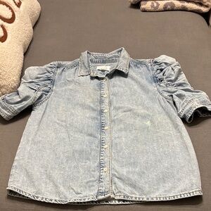 Frame Denim Light Blue blouse
